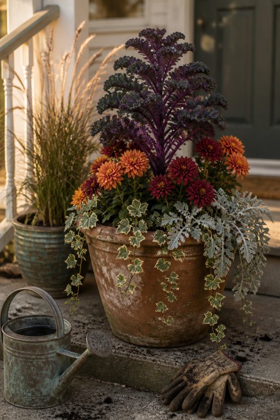 vertical planter for halloween