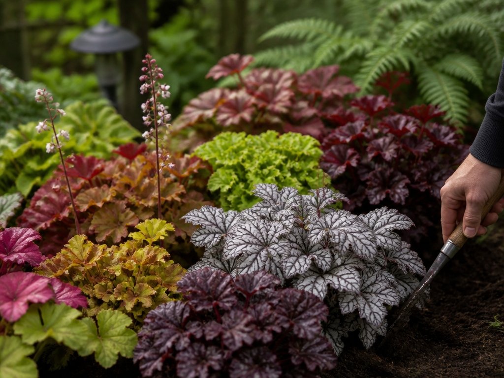vibrant foliage thrives in shade