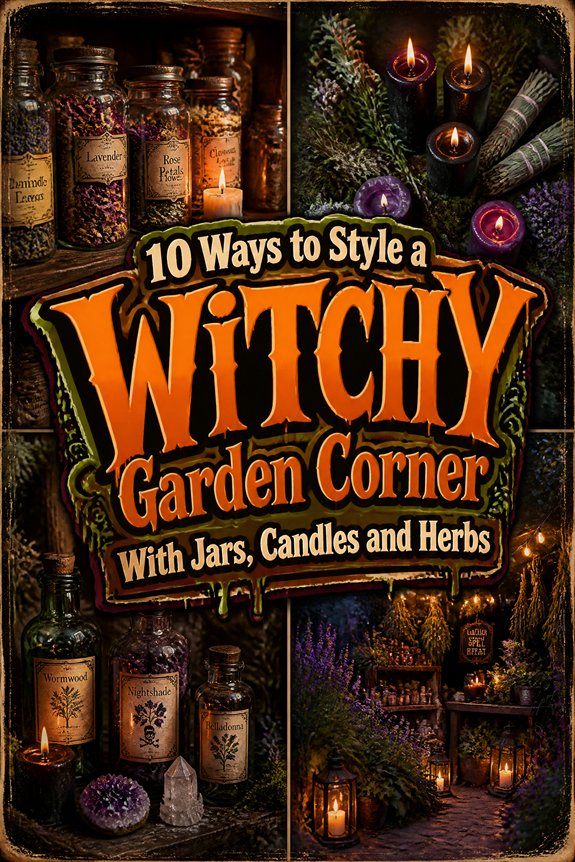 witchy garden decor ideas