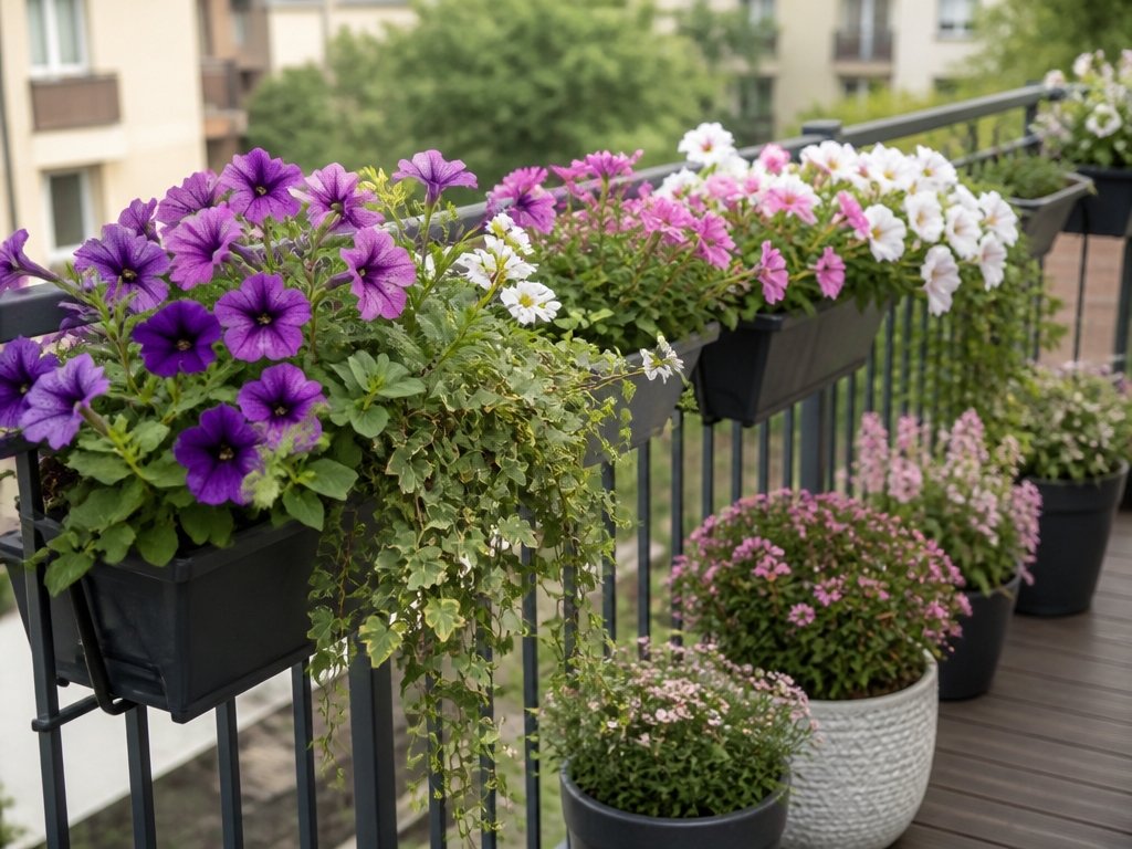 year round colorful flower display