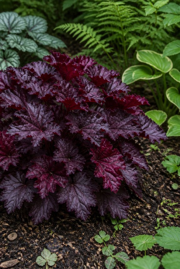 year round dark foliage anchors