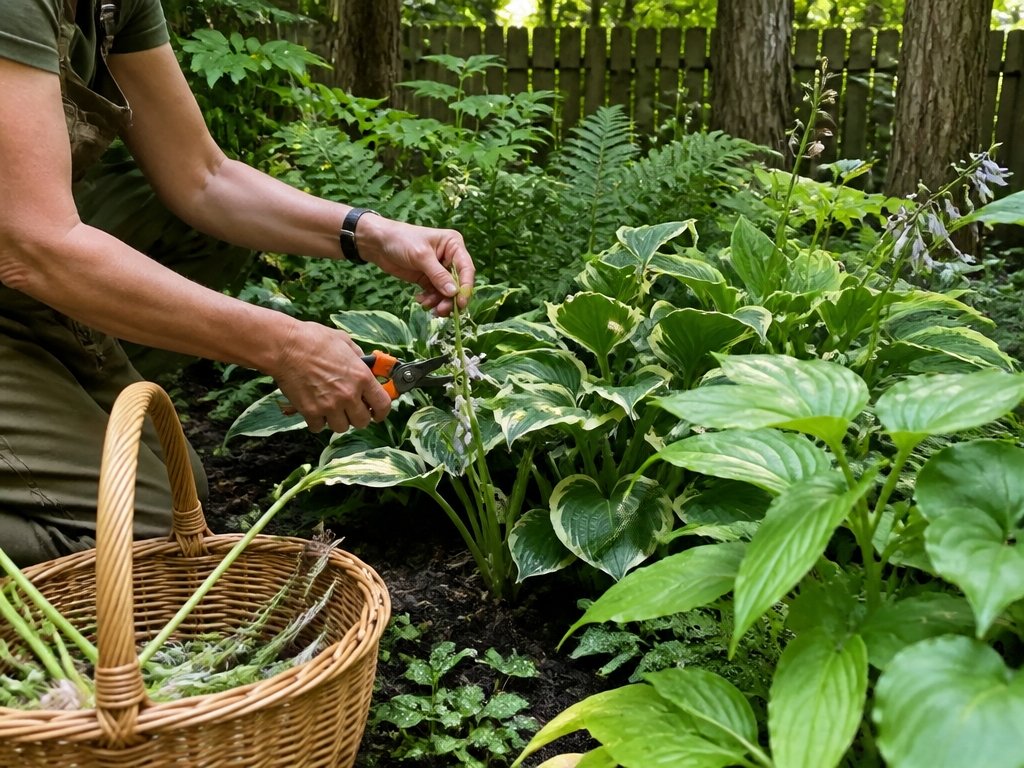 year round shade garden care