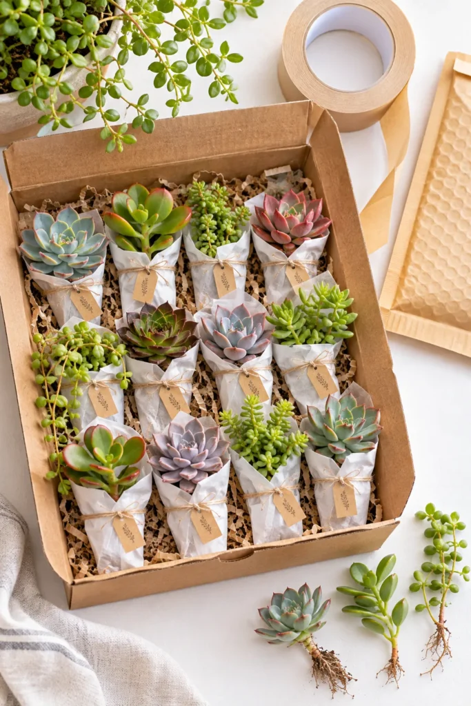 Bare-Root Cutting Bundles Packed to Ship