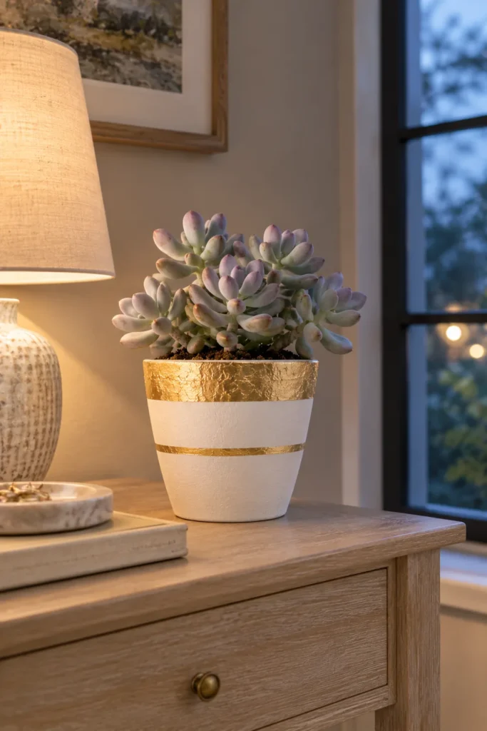 Shallow succulent bowl
